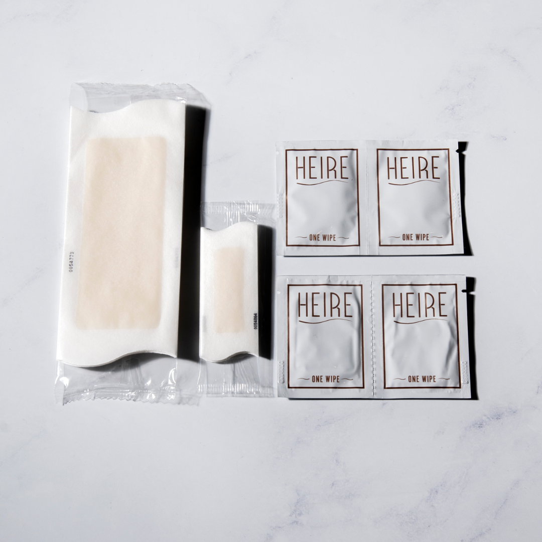 Hair removal wax strips