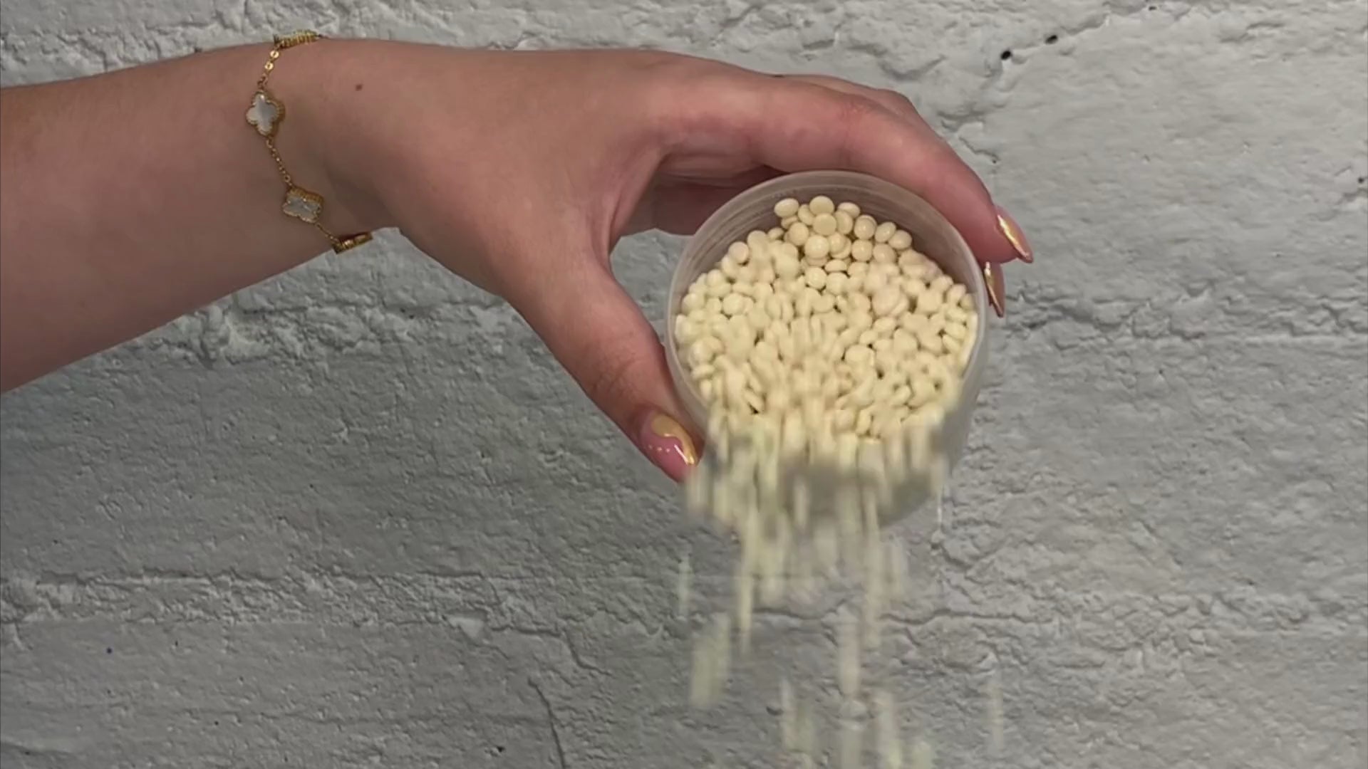 Melting hot wax video